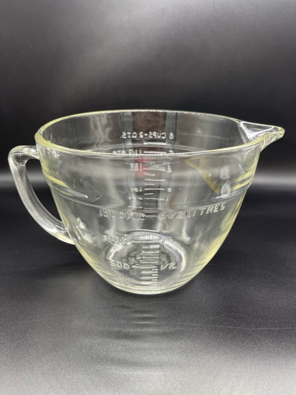 Vintage Fire King Anchor Hocking Measuring Cup 8 Cups 2 Quarts